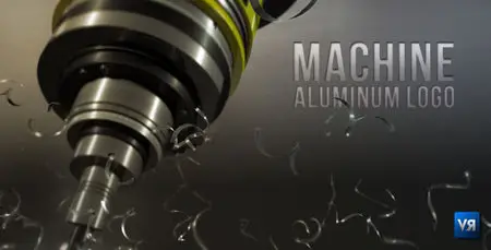 Machine aluminum logo - Project for After Effects (VideoHive)