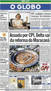 Jornal O Globo - 21 de abril de 2012 - Sábado
