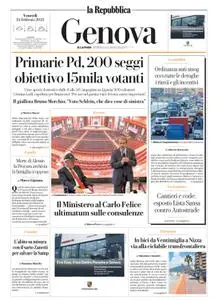 la Repubblica Genova - 24 Febbraio 2023