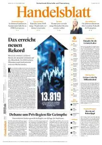 Handelsblatt - 29 Dezember 2020