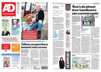 Algemeen Dagblad - Hoeksche Waard – 15 april 2020