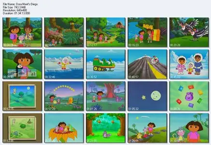 Dora the Explorer : Movie collection 1-5/25
