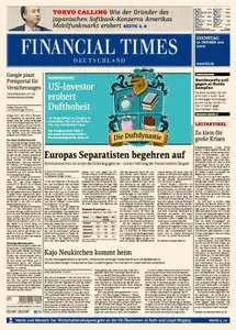 Financial Times Deutschland vom 16 Oktober 2012