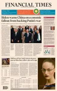 Financial Times Europe - March 25, 2022