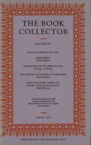 The Book Collector - Winter, 1970