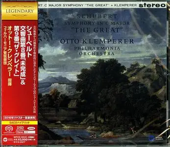 Otto Klemperer, Philharmonia Orchestra - Schubert: Symphonies 8 & 9 (1964) [Japan 2016] PS3 ISO + DSD64 + Hi-Res FLAC