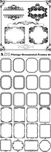 Vectors - Vintage Ornamental Frames 20