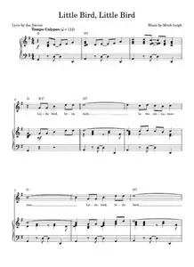 Little Bird, Little Bird - Joe Darion, Man Of La Mancha Musical (Piano-Vocal-Guitar)
