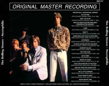 The Rolling Stones - Necrophilia (1972) {2002 A Vinyl Gang Product} **[RE-UP]**