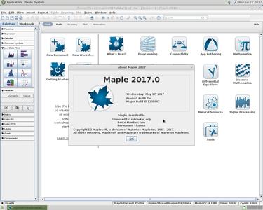 Maplesoft Maple 2017.0 Linux