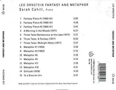 Sarah Cahill - Leo Ornstein: Fantasy And Metaphor (2008)