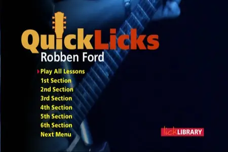 Lick Library - Quick Licks: Robben Ford - Blues Shuffle key of E [repost]
