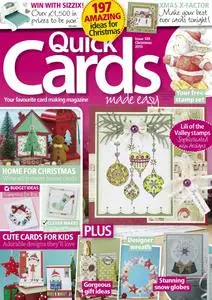 Quick Cards Made Easy – November 2013