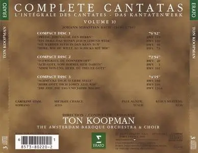 Ton Koopman, Amsterdam Baroque Orchestra & Choir - Johann Sebastian Bach: Complete Cantatas Vol. 10 [3CDs] (2000)