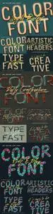 6 Color SVG Fonts Vol.2