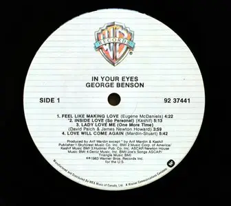 George Benson - In Your Eyes (1983) 24-Bit/192-kHz Vinyl Rip