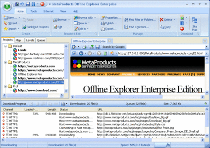 Offline Explorer Enterprise 5.7.3126 SR1 Multilanguage
