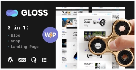 Gloss v1.0.7 - Viral News Magazine WordPress Blog Theme + Shop