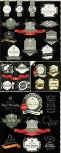 Best Quality Labels Vector