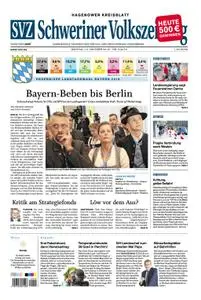 Schweriner Volkszeitung Hagenower Kreisblatt - 15. Oktober 2018