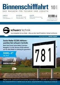 Binnenschifffahrt - Oktober 2018