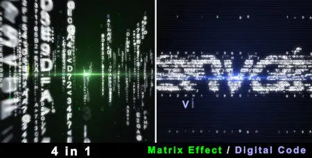 Particle Effect 4 (Digital Code and Matrix) - Project For After Effects (Videohive)