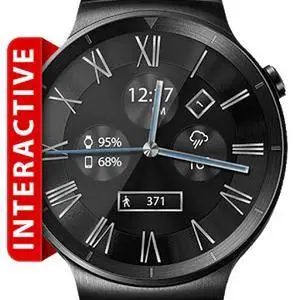 Classic Black HD Watch Face Premium v2.8 (Unlocked)