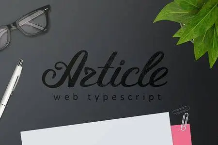 Article Typeface Script