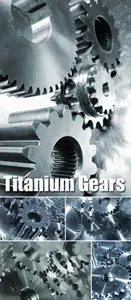 Stock Photo - Titanium Gears