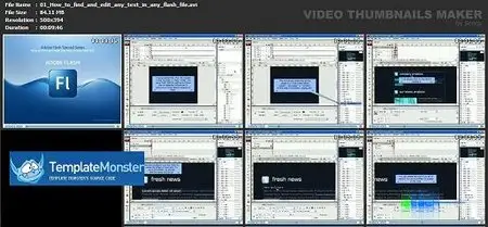 Template Monster Video Tutorials – Flash Website Templates How-To 
