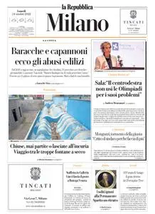 la Repubblica Milano - 24 Ottobre 2022