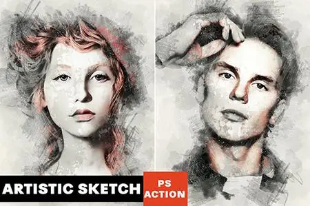 Artistic Sketch Photoshop Action