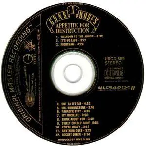 Guns N' Roses - Appetite For Destruction (1987) [MFSL, UDCD 699]