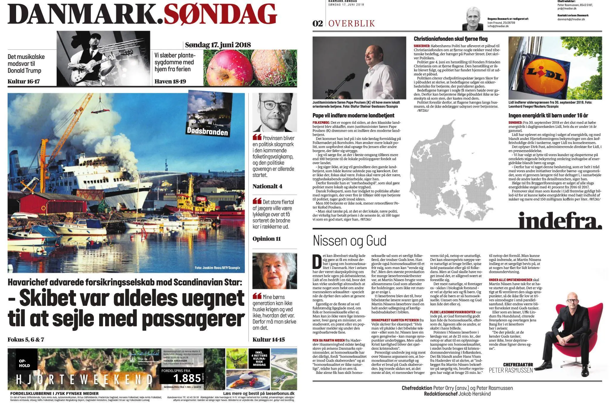 Danmark – 17. juni 2018