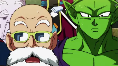 Dragon Ball Super (2015 S05E45 All Out War! The Ultimate Four Fold Union vs the 7th Universes Total Offensive! ZR