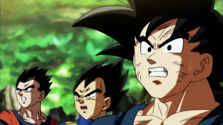 Dragon Ball Super (2015 S05E45 All Out War! The Ultimate Four Fold Union vs the 7th Universes Total Offensive! ZR