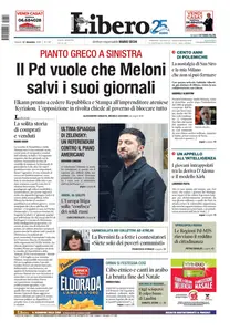 Libero - 12 Dicembre 2025