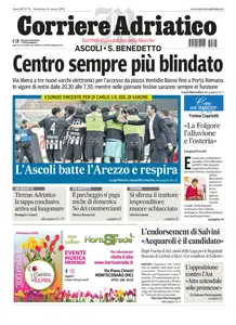 Corriere Adriatico Ascoli - 16 Marzo 2025