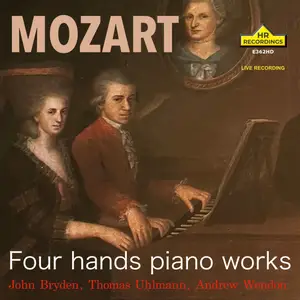 John Bryden - MOZART- Four hands piano works, John Bryden, Thomas Uhlmann, Andrew Wendon (2002/2025) [24/176]