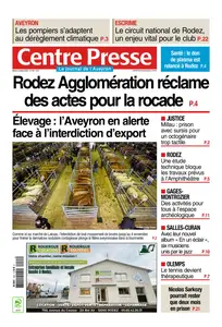 Centre Presse Aveyron - 21 Octobre 2025