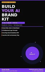 AI Brand Kit Mastery : Build & Sell Your Brand Online Using Claude AI + Canva: Build & Sell Your Brand Online Using AI