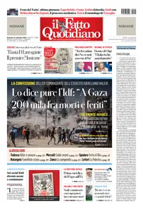 Il Fatto Quotidiano - 14 Settembre 2025
