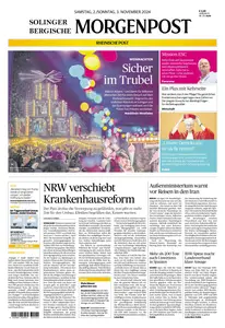 Solinger und Bergische Morgenpost - 2 November 2024