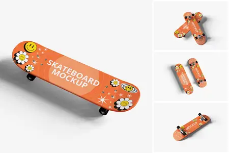 EE - Skateboard Mockup X82XW6L
