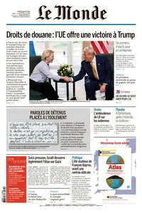 Le Monde du Mardi 29 Juillet 2025