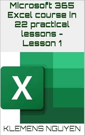 Microsoft 365 Excel course in 22 practical lessons - Lesson 1