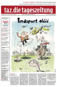 Tageszeitung TAZ vom 20 September 2013