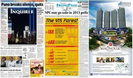 Philippine Daily Inquirer – September 12, 2012