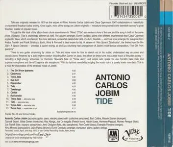 Antonio Carlos Jobim - Tide (1970) {Verve 543 500-2 rel 2000}