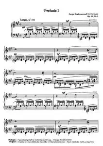 RachmaninoffS - Prelude Op. 23, No. 1